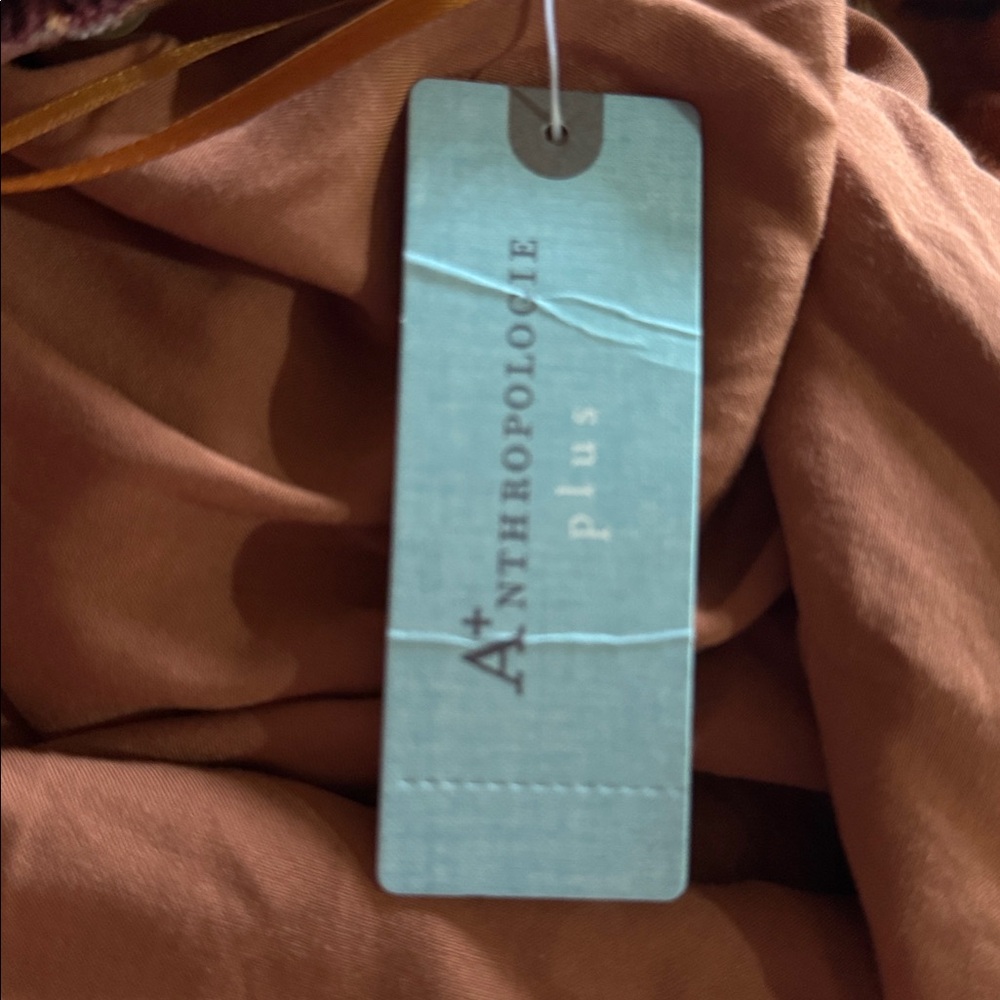 Anthropologie Halter Velvet Maxi Dress in a pink multi floral print. $220 NWT - Picture 5 of 5